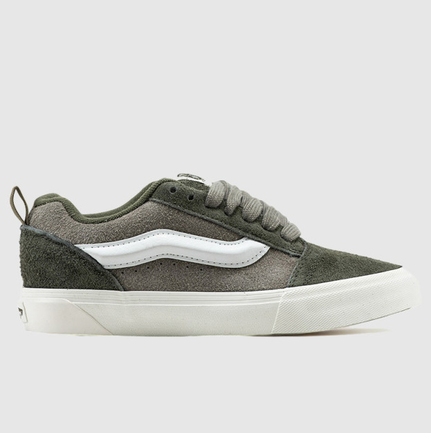 Vans Knu Skool Shoes Grey Green White VN0009QCIVG1