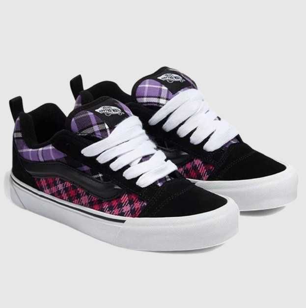 Vans Knu Skool Rave Plaid Black Multi VN0009QCBOQ