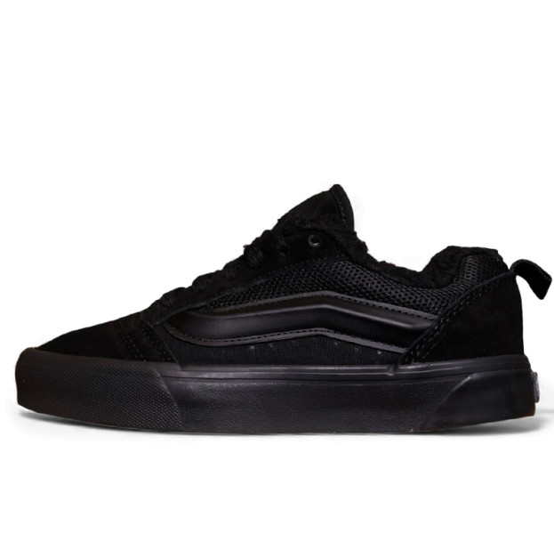 Vans Knu Skool Black with Fur
