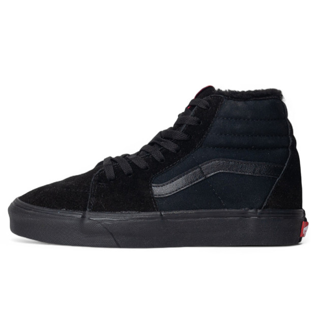 Vans Old Skool High Total Black С МЕХОМ