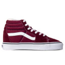Vans Old Skool High Bordo White С МЕХОМ
