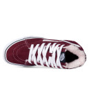Vans Old Skool High Bordo White С МЕХОМ
