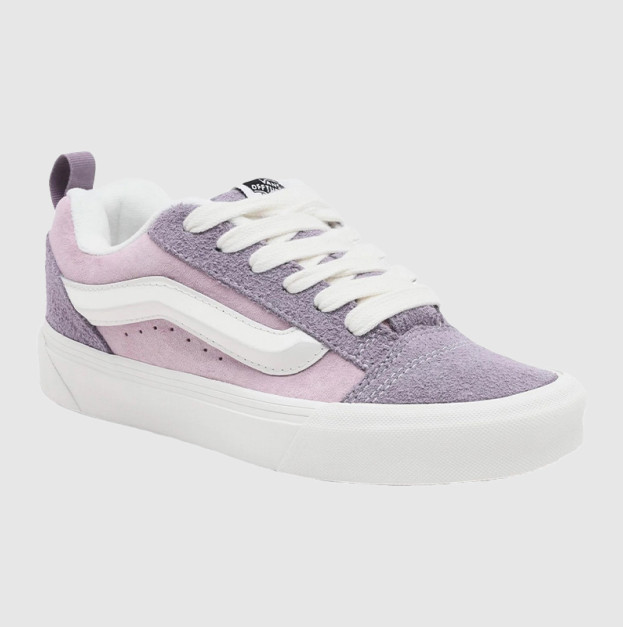 Vans Knu Skool Shoes Plarform Pink Lilac VN0009QCNKE1