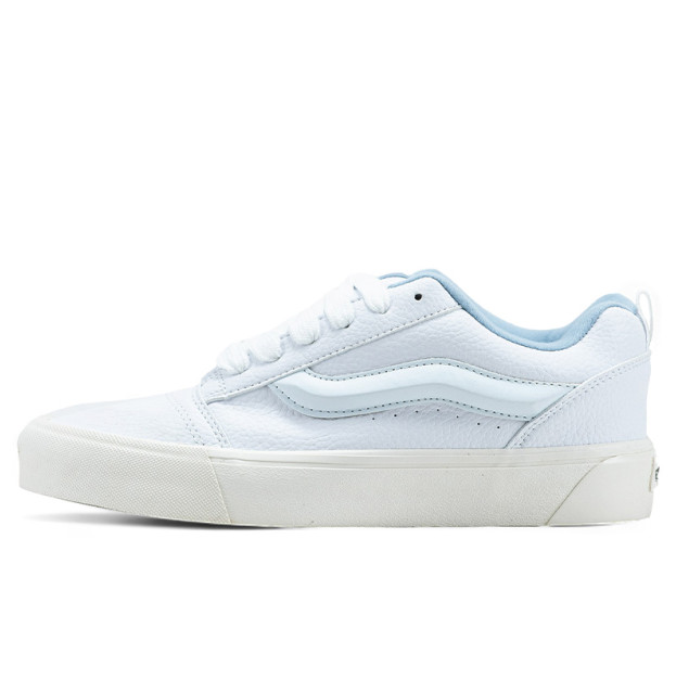 Vans Knu Skool Shoes Leather Blue White VN0009QCDSB1